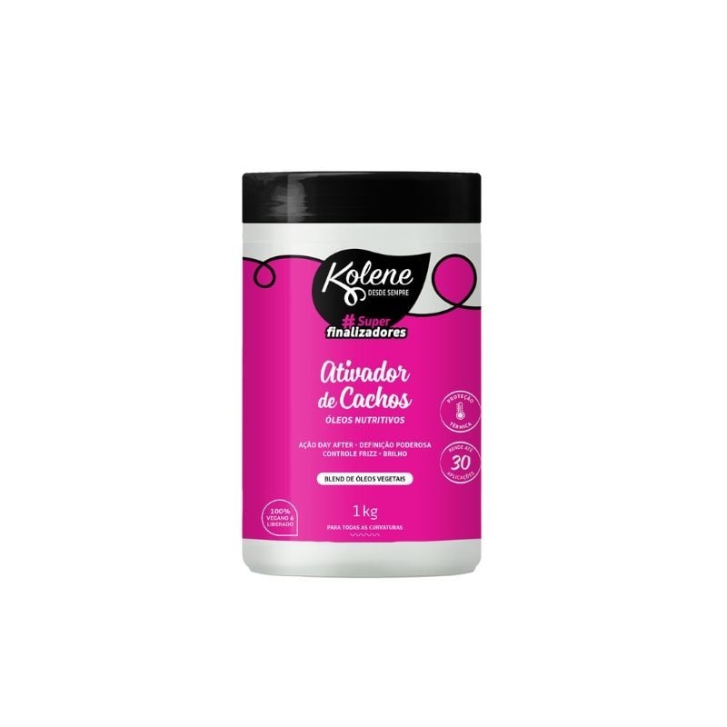 Ativador De Cachos Kolene Superfinalizadores Com 1kg em Oferta na Shopee