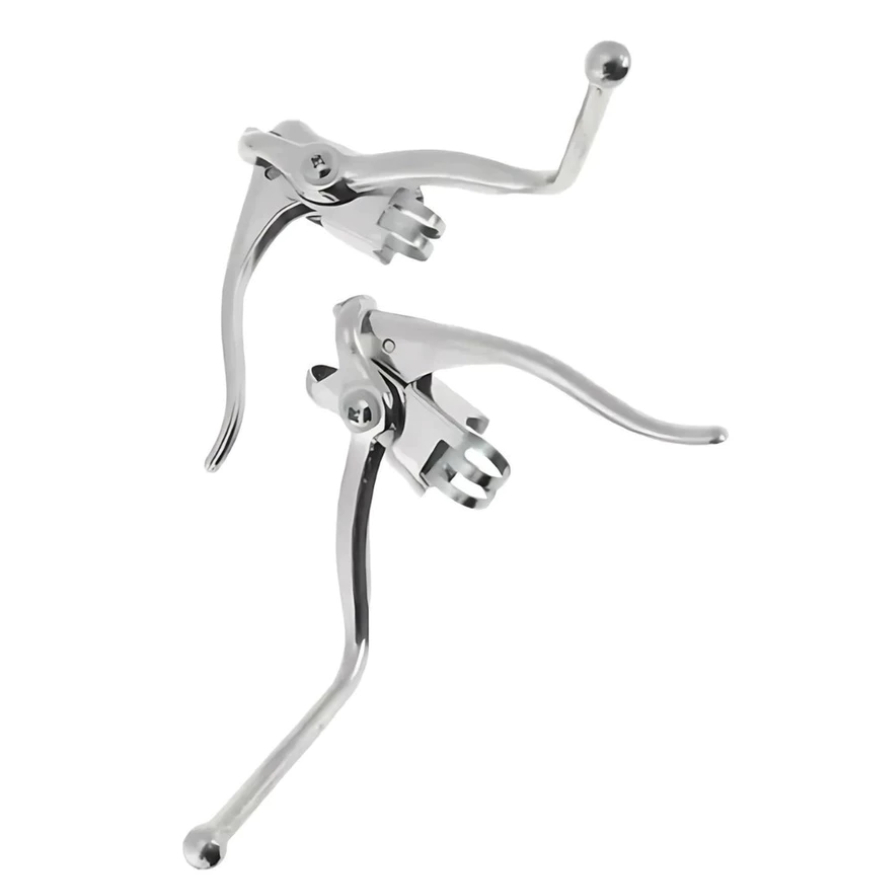Manete Par Maçaneta Alumínio Freio Monark Caloi C10 Speed Road Dupla para Bikes