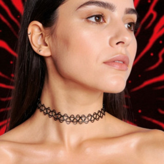 Colares Gargantilha Coleira Choker Tattoo Adulto Infantil Unissex Estilo e Conforto