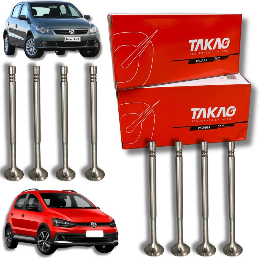 Kit Valvula Admissao Escape Fox Gol Voyage 1.0 8v 2005-2016 em Oferta na Shopee