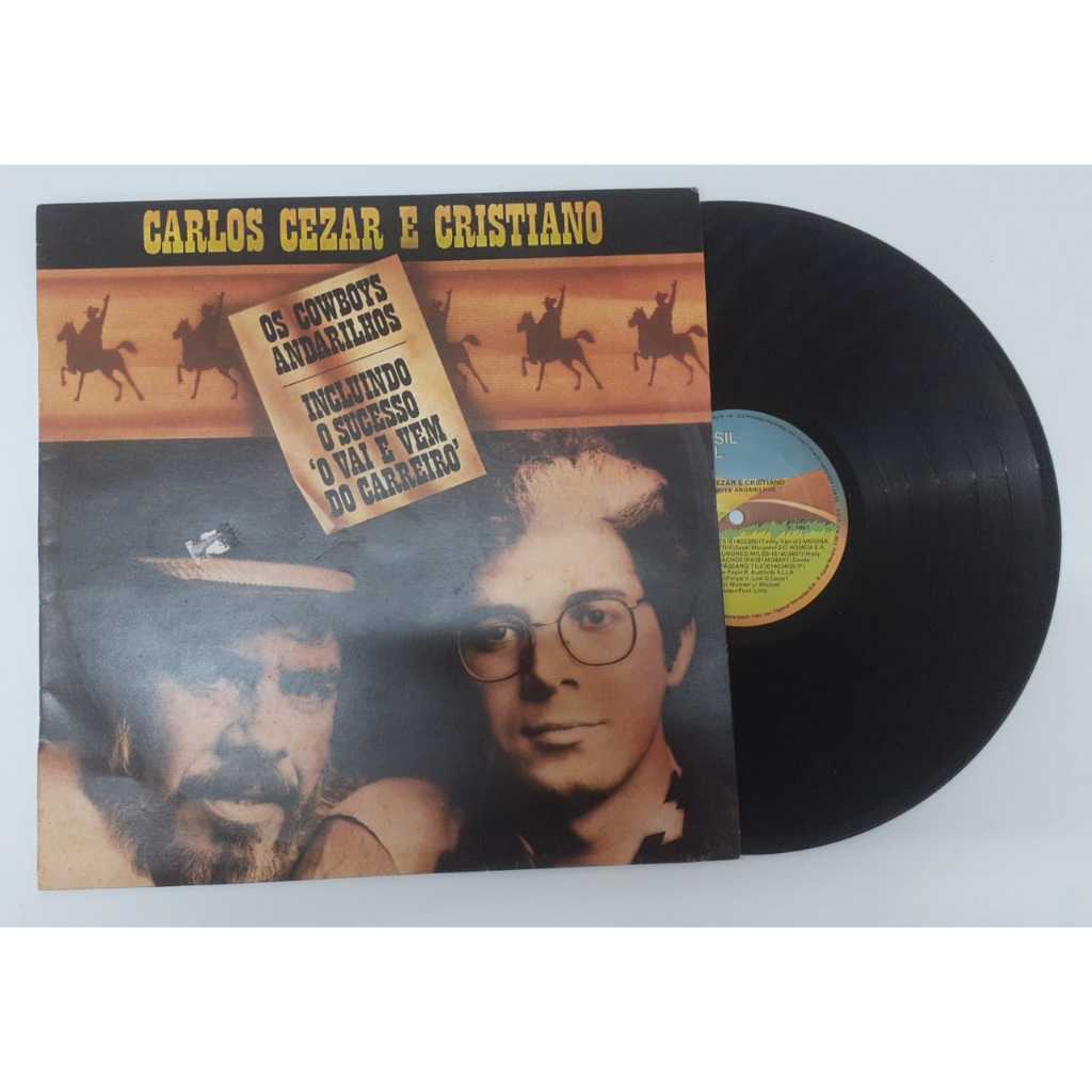 Lp Disco De Vinil Carlos Cezar E Cristiano Os Cowboys Da2029