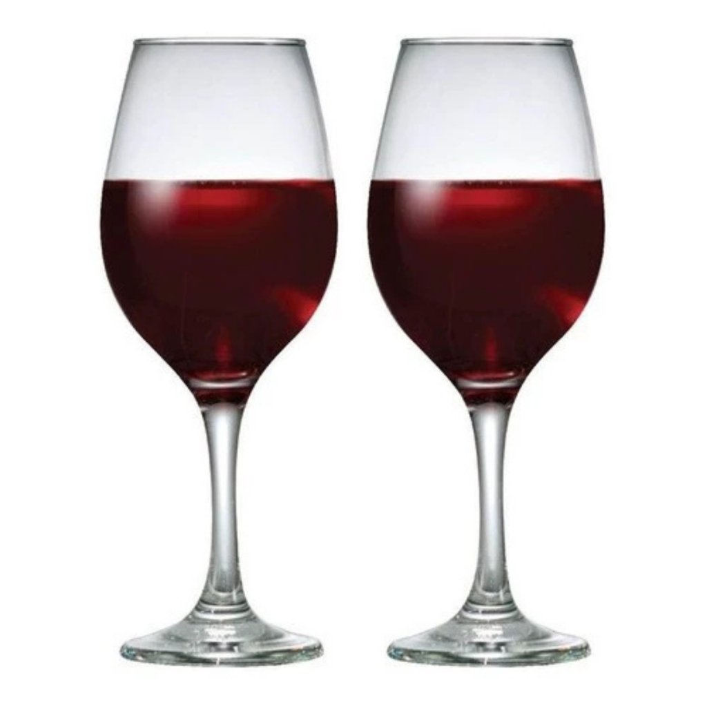 Taças para Vinho Jogo De Taça One 2 Peças Para Vinho Tinto 600ml Ruvolo