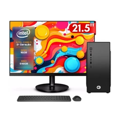 Computador Completo 2Eletro Fast Intel Core i7, 16GB, SSD 512GB, Monitor 21.5" Full HD CD2E-0126FA