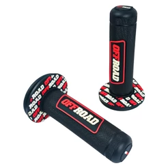 Par De Manopla Off Road XLR 125 1996 A 2001 Vermelho / Preto