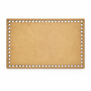 Kit 10 Base Retangular 12x20 cm MDF Cru para Cesto Crochê Fio de Malha em Oferta na Shopee