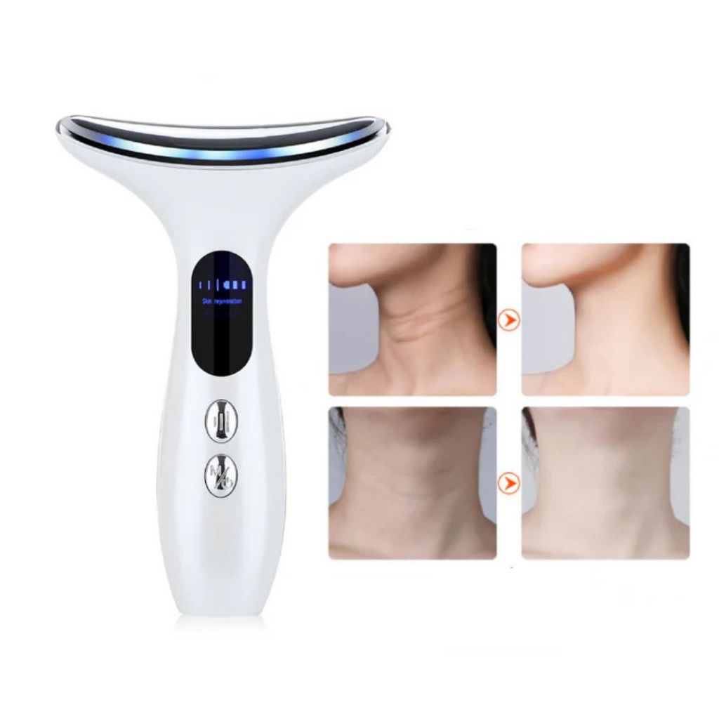 Massageador De Pele Firmeza Pescoço Led Massageador Portátil Beleza para Rosto e Pescoço — imagem 2 de 2