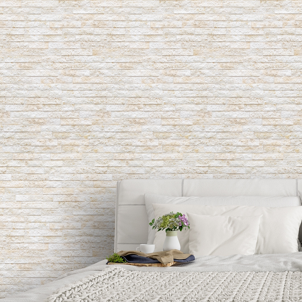 Papel De Parede Adesivo Lavável Pedra Canjiquinha