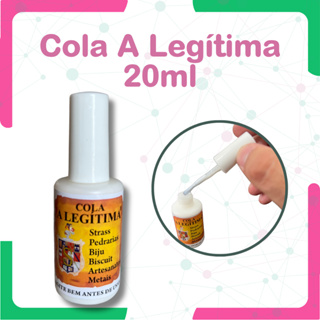 Cola Legitima  para Artesanato Strass Bijuteria Biscuit Pedrarias e metais - 20ml em Oferta na Shopee