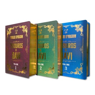 Box Tesouros de Davi - 3 Livros - Charles Spurgeon - Capa Dura em Oferta na Shopee