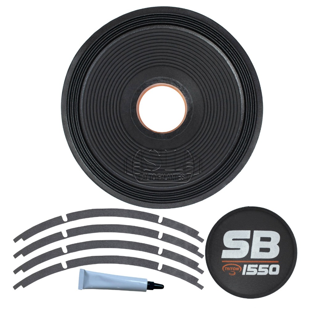 Kit Reparo Sl Compatível Com Triton Sb 1550 Rms 15 pol 4 ohms