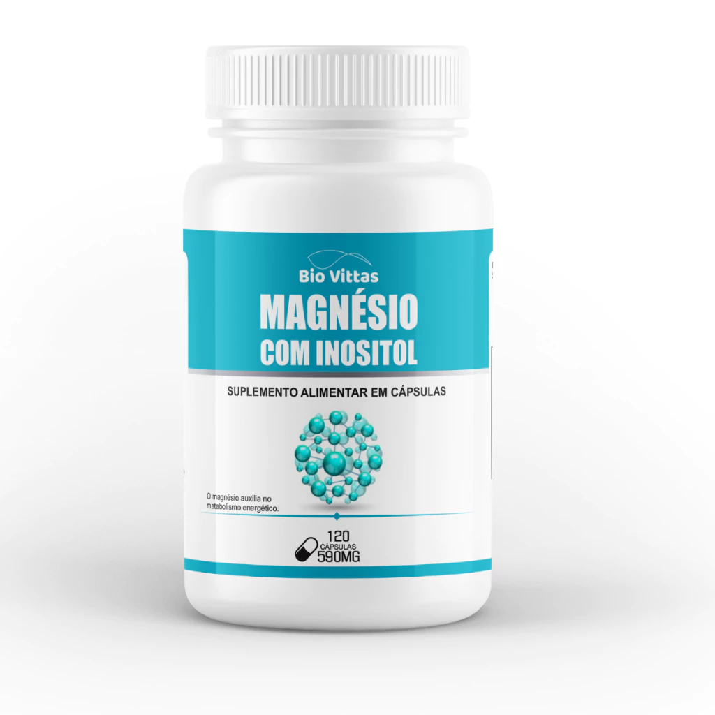 Magnésio Inositol em caps Inositol/Malato/Bisglicinato ORIGINAL qualidade Bio Vittas