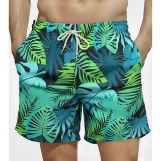 Short Masculino Bermuda Praia Jr Mauricinho Estamas Variadas Poliester e Elastano