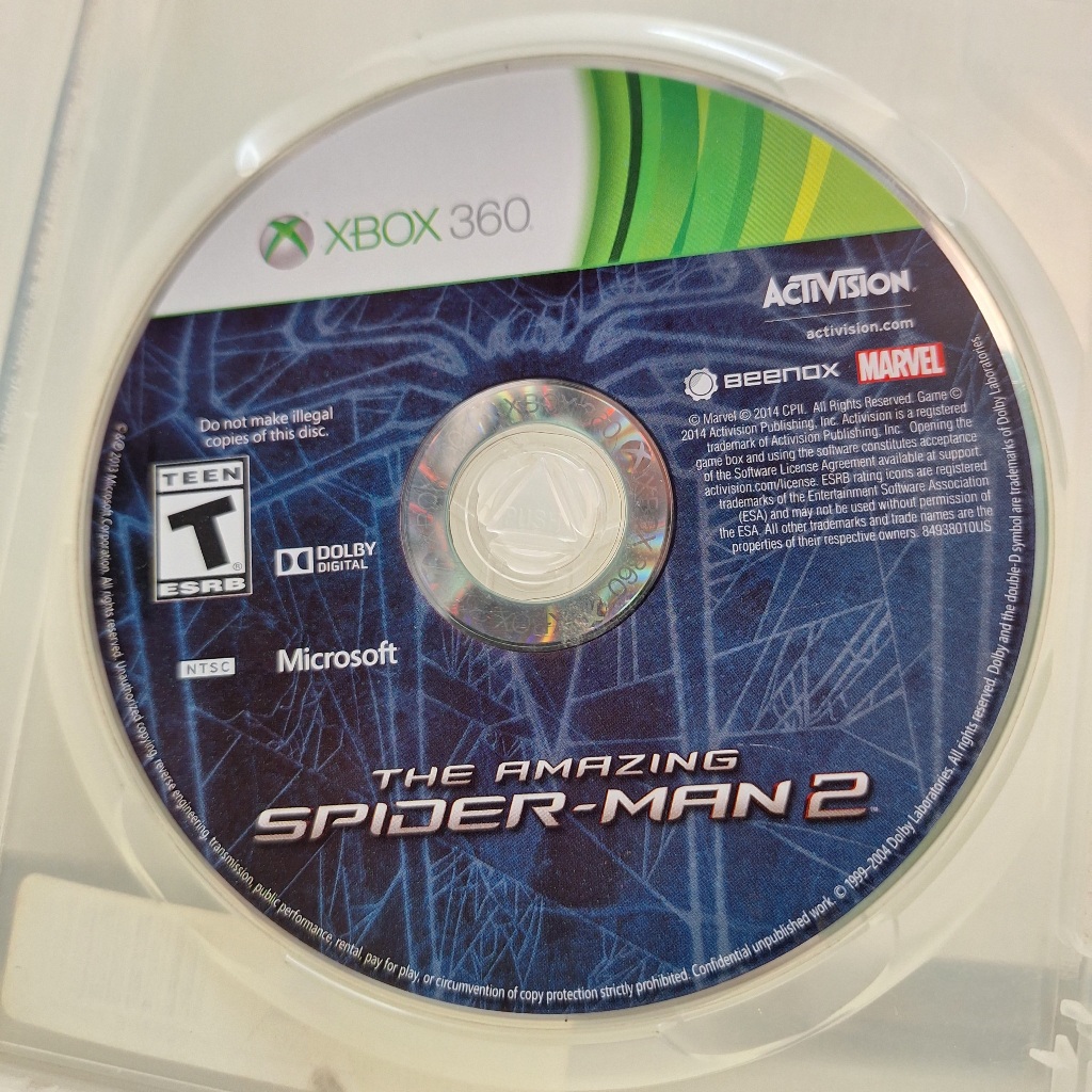 THE AMAZING SPIDER-MAN 2 [XBOX 360] - APENAS DISCO - JOGO ORIGINAL