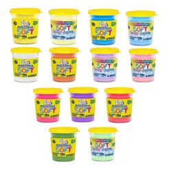 Massa de Modelar Soft 150g Baby Colors e Soft - Acrilex | Massinha