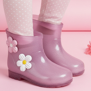 Galocha Infantil Menina Feminina Bota Criança Leve Confortável em Oferta na Shopee