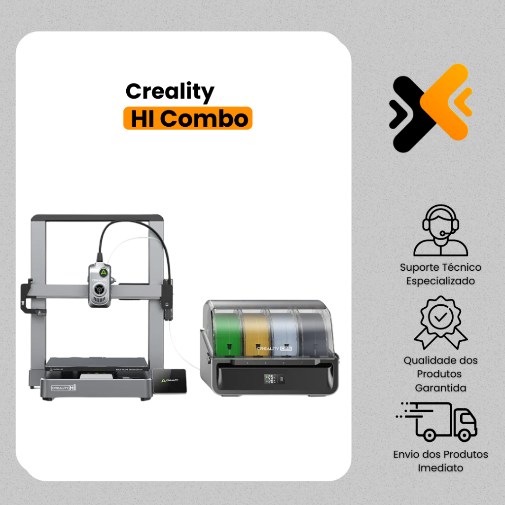 Impressora 3D Creality HI | Opcional | Combo | 500 mm/s | 260×260×300mm | NIC 3D