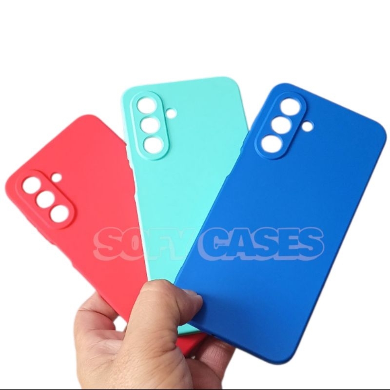 Kit Capa Capinha A17 SAMSUNG Silicone Aveludada + Película de vidro 3d