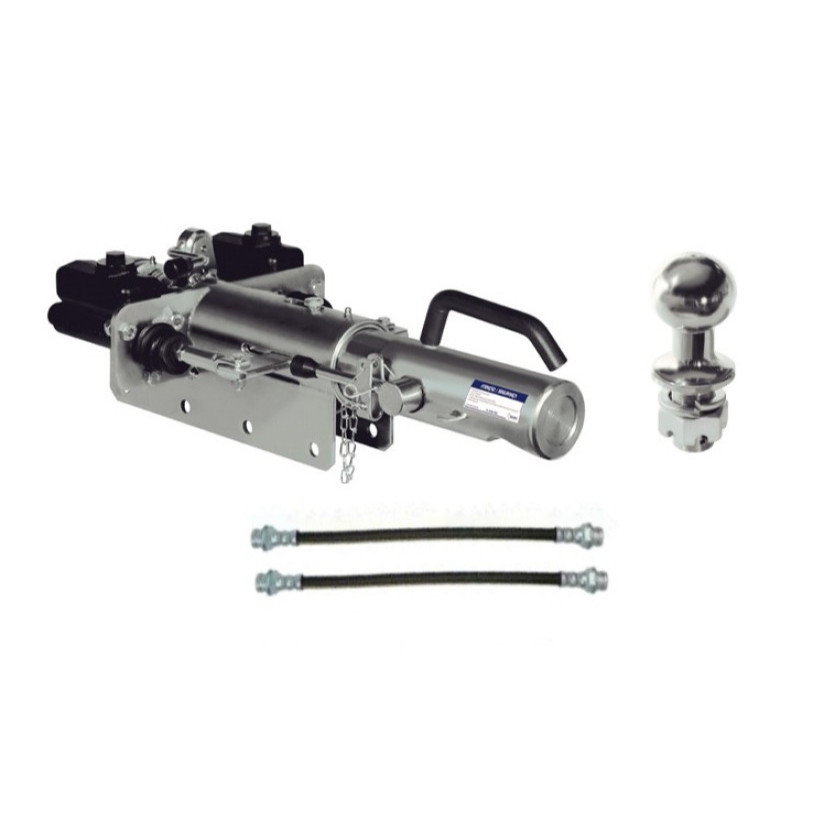 Cabeçario Sistema Freio Inercial Hidraúlico 4000kg Esfera 60mm Reforçada Carretinha Reboque Trailer