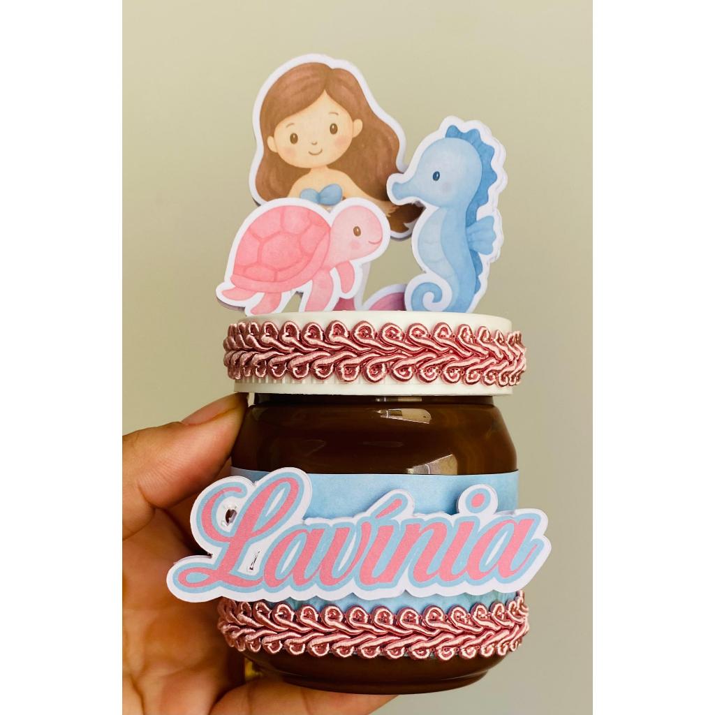 Kit 10 mini Personalizado para Nutella – Festa/Aniversário/ Infantil - Escolha seu tema!