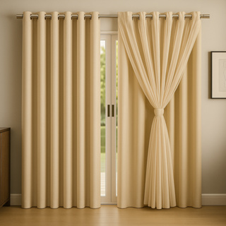 Cortina Blackout Voil Forro 6,00x2,70m Luxo p/ Sala e Quarto Bloqueia Luz e Decoração em Oferta na Shopee