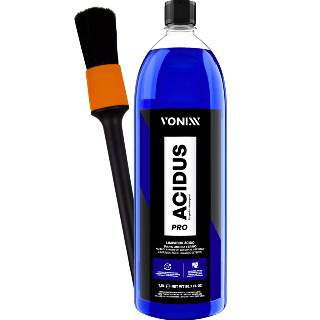 ACIDUS PRO 1,5 LIMPEZA ACIDA DE CHASSI MOTOR PLÁSTICOS EXTERNOS EMBLEMA