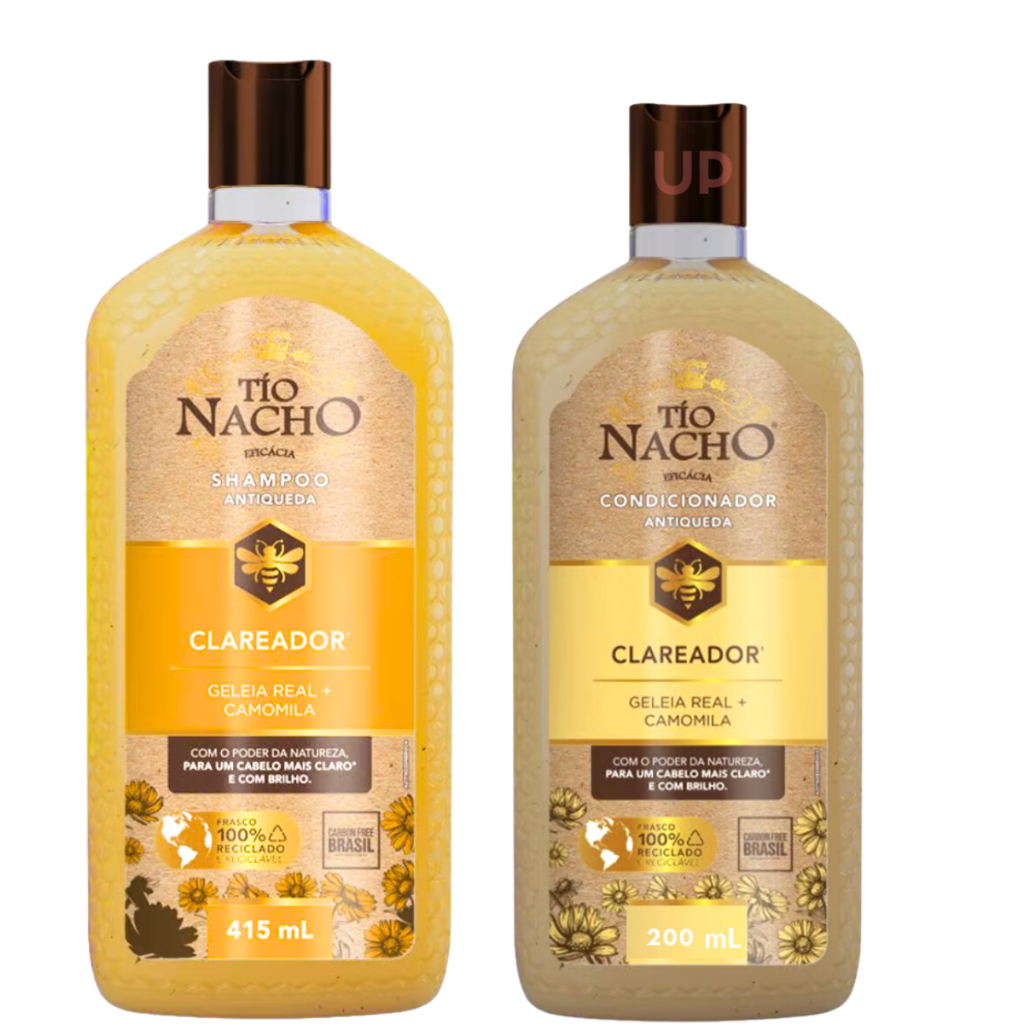 Shampoo  Condicionador Tio Nacho Clareador Antiqueda415 + 200ml em Oferta na Shopee