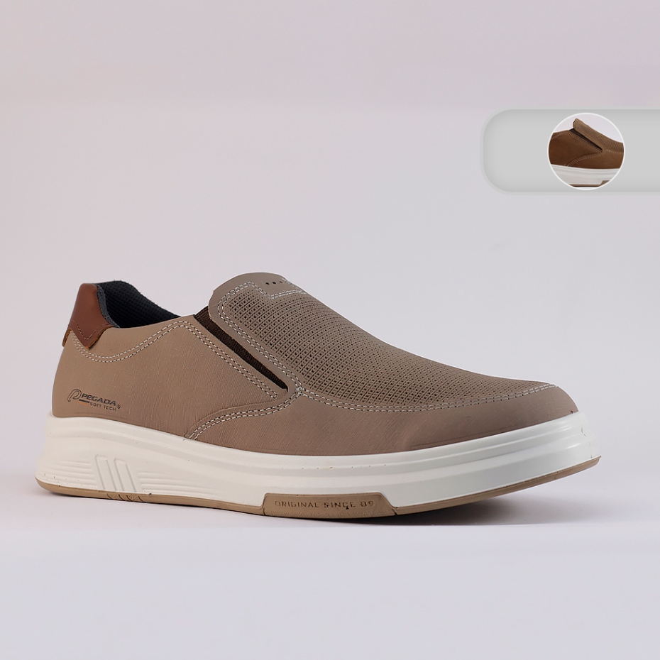 Sapatenis Homem Pegada 112303 Couro em Oferta na Shopee