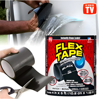 Flex Tape Superfita Flex Seal Original 10x150cm Preto em Oferta na Shopee