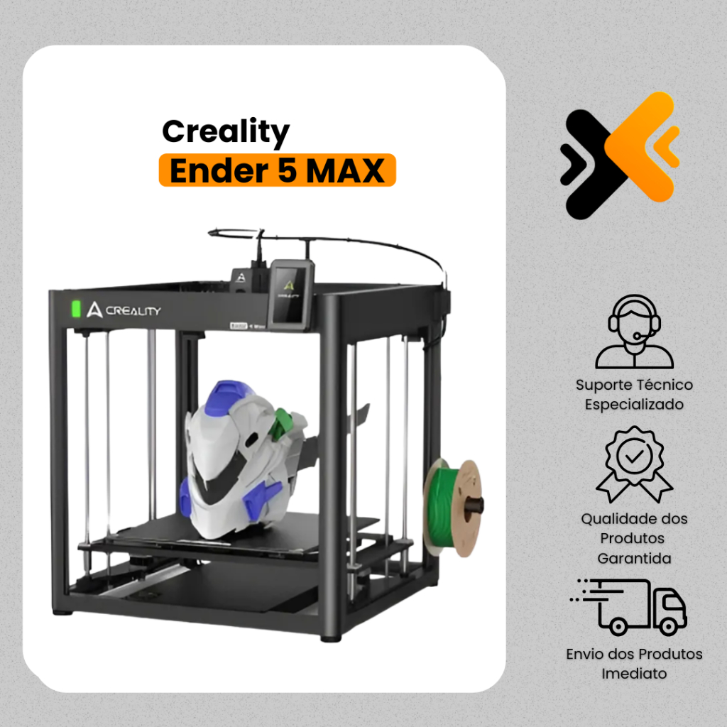 Impressora 3D Creality Ender-5 Max | Velocidade até 700 mm/s | Volume 400×400×400 mm