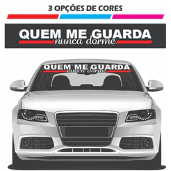 Adesivo para Carro Adesivo Parabrisa Carro ou Vidro Traseiro Quem me Guarda Nunca Dorme