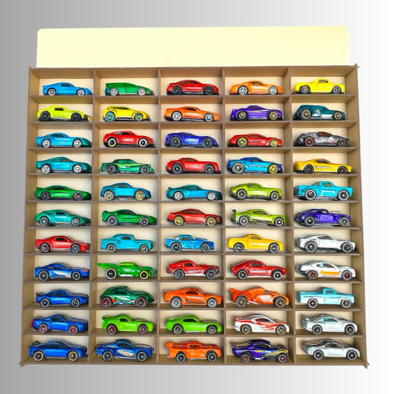Porta Carrinhos Organizador Em Mdf HotWheels Expositor Para Decoraçao em Oferta na Shopee