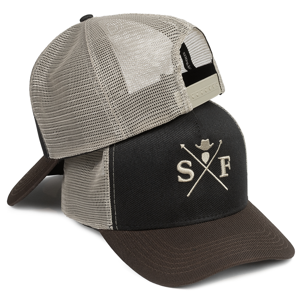 Boné Trucker Simprão Farm Country Resistente Boiadeiro Aba Curva Masculino Premium em Oferta na Shopee