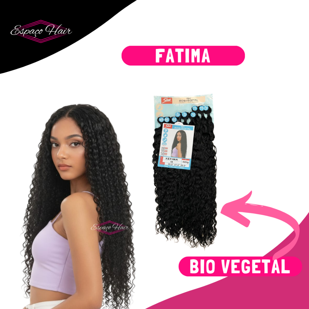 CABELO CACHEADO FÁTIMA - 320G - SLEEK B&V