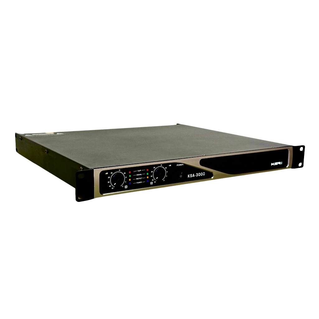 Potencia SLIM som profissional 3000W RMS KSR PRO KSA3000 X2