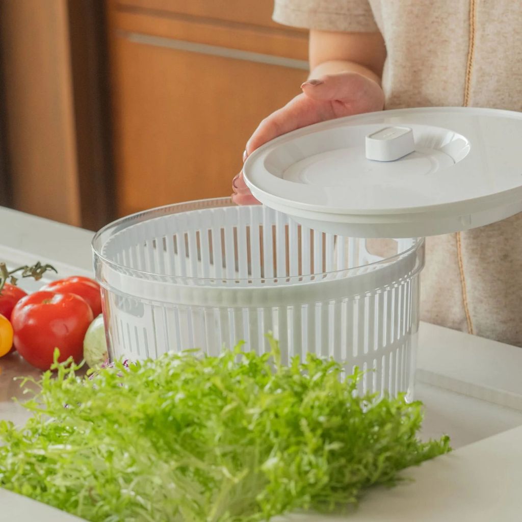 Kit Organizador e Secador de Saladas 5,5L – Linha Clear Fresh - OU em Oferta na Shopee