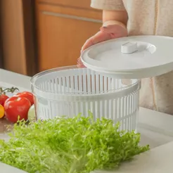 Kit Organizador e Secador de Saladas 5,5L – Linha Clear Fresh - OU