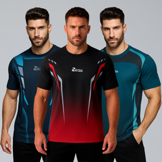 Camisas Camiseta Dry Fit Masculina Para Academia Caminhada Corrida Zegh Com Proteção UV em Oferta na Shopee