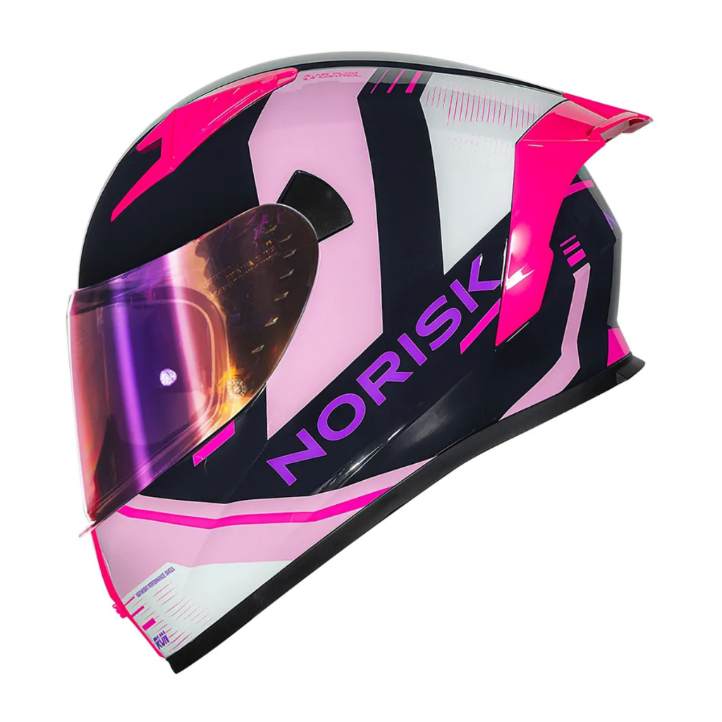 Capacete Fechado Flow Run Rosa Norisk