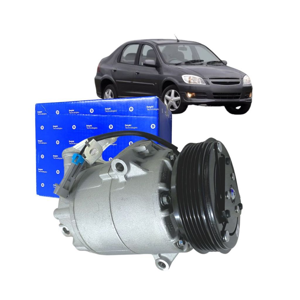 Compressor Ar Para Prisma 1.0 1.4 2009 a 2013 Delphi CS20068