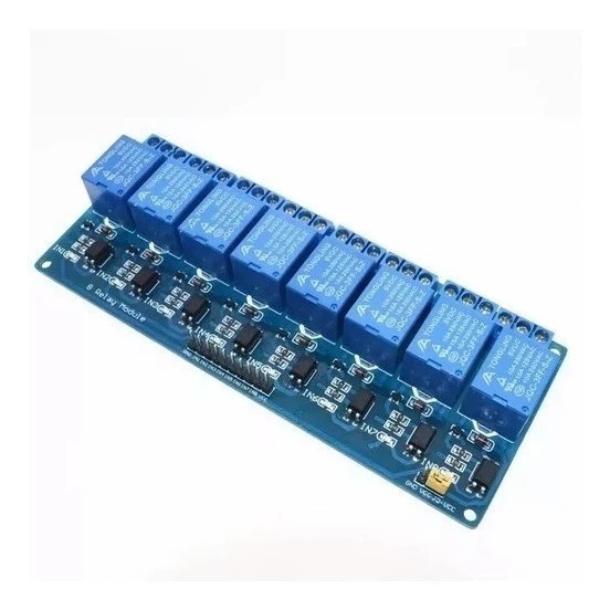 Módulo Rele 8 Canais Arduino Shield Uno R3 Mega Pic Arduíno Esp8266