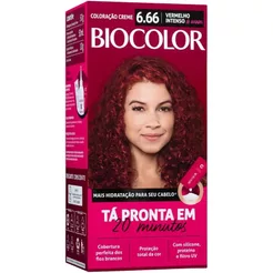 Tinta De Cabelo Biocolor Vermelho Intenso 6.66 Mini