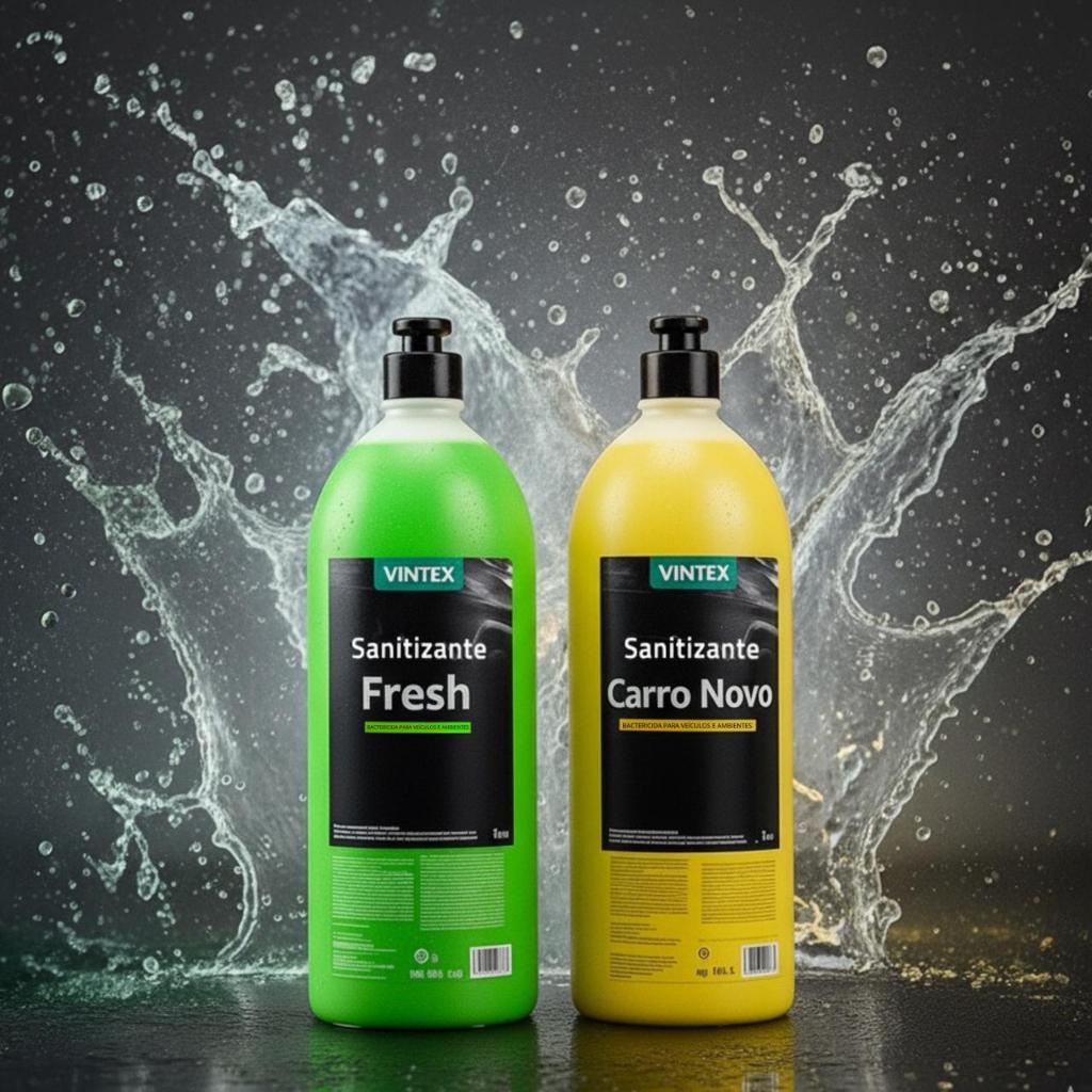 Sanitizante Fresh Carro Novo 1,5L Aromatizante Cheirinho Para Carro Odorizante Perfume Vonixx Vintex