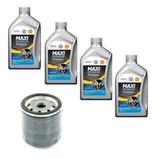 Kit troca de óleo 10w40 + filtro de óleo Original VW em Oferta na Shopee
