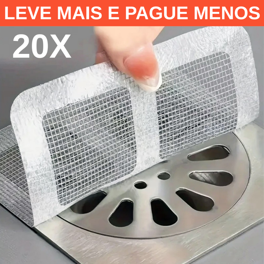 Kit 20 Filtros Protetores de Ralo Tampa Anti Entupimento e Anti Insetos Para Casa Fácil e Pratico em Oferta na Shopee