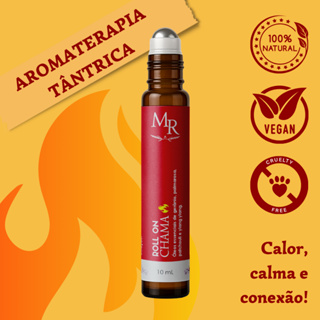Blend Afrodisíaco Chama 10ml - Óleo Tântrico Natural com Ylang Ylang e Patchouli | Sensualidade em Oferta na Shopee