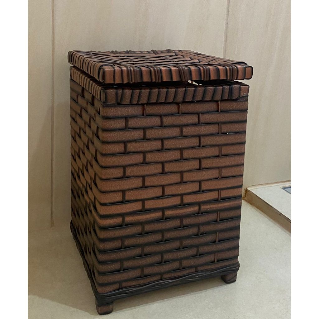 Cesto Lixeira De Fibra Sintética 20x20x30 10 Litros
