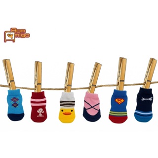 4 Peças Meia Antiderrapante Pets PEQUENO/MÉDIO PORTE - Premium - Envio imediato *LER O ANÚNCIO em Oferta na Shopee