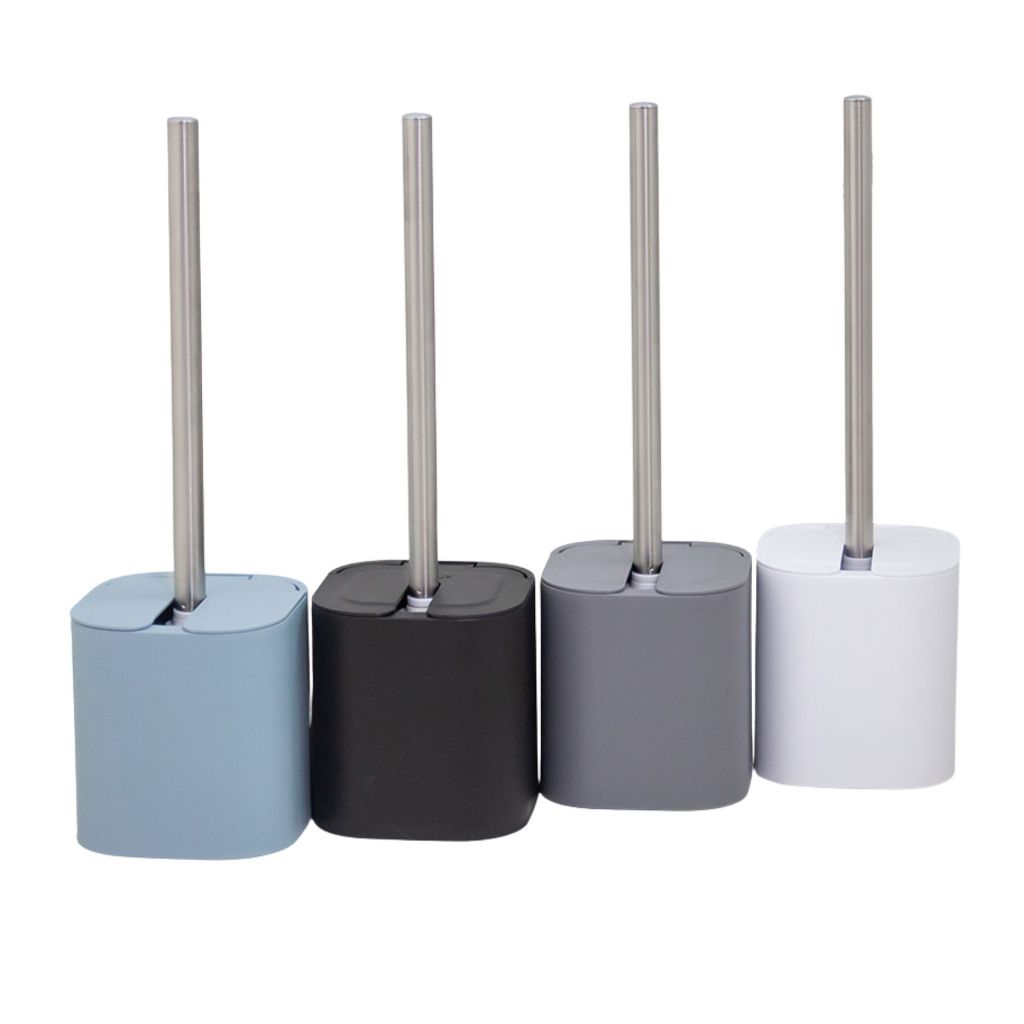 Detalhes do Escova para Vaso Sanitário Dual Com Suporte e Tampa 38x11,5cm - OU