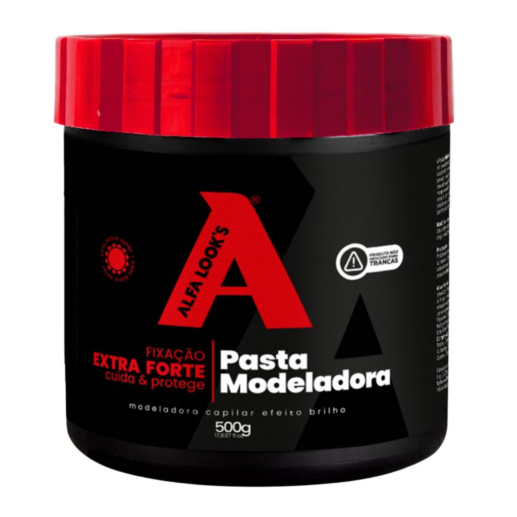 Pasta Modeladora Fixação Extra Forte 500g - Alfa Looks