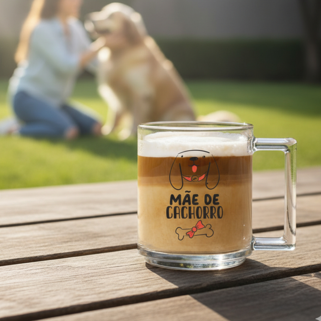 Caneca Para Café e Chá Veneza, Caneca de Café Mãe de Cachorro 255ml - Ruvolo em Oferta na Shopee